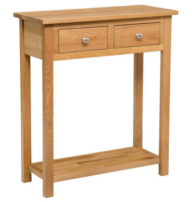 Hallowood Furniture Waverly Oak Console Table from B&Q