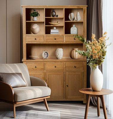 Hallowood Furniture Waverly Oak Large Dresser / Sideboard With Top from B&Q