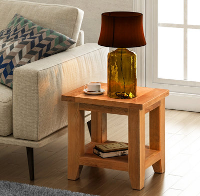 Hallowood Furniture Cotswold Small Side Table from B&Q