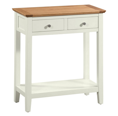 Hallowood Furniture Clifton Oak Painted Console Table from B&Q
