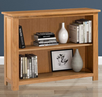 Hallowood Furniture Waverly Oak Wide Bookcase from B&Q