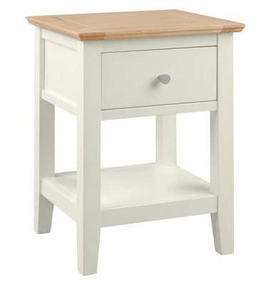 Hallowood Furniture Clifton Oak Painted Lamp Table from B&Q