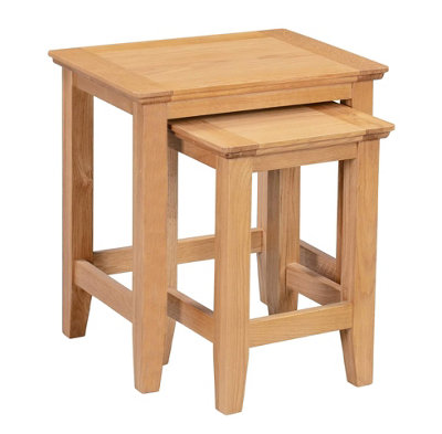 Hallowood Furniture Hereford Nest Of 2 Tables from B&Q