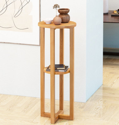 Hallowood Furniture Waverly Tall Round Side Table from B&Q