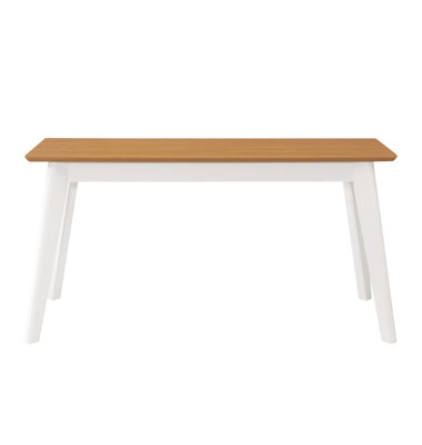 Hallowood Furniture Aston 90Cm Bench In White Painted Finish from B&Q