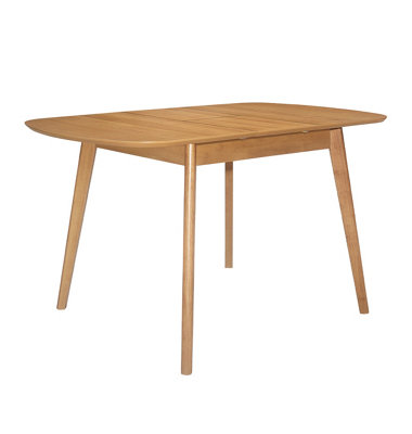 Hallowood Furniture Aston Butterfly Extending Dining Table In Light Oak Finish from B&Q