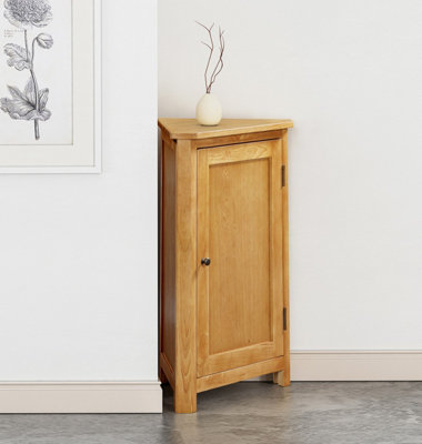 Hallowood Furniture Aston Compact Corner Display Unit from B&Q