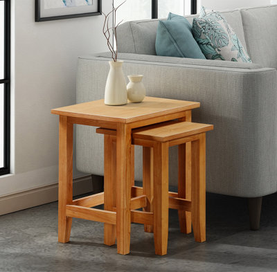 Hallowood Furniture Aston Nest Of 2 Tables from B&Q