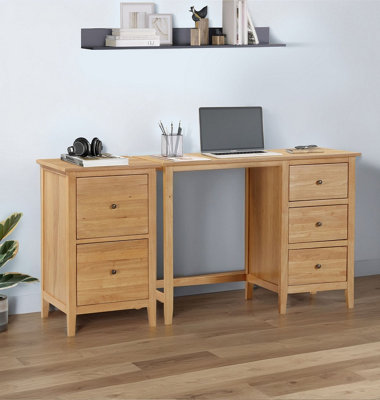 B&Q -  Aston 3 Drawer Desk And Filing Cabinet Set