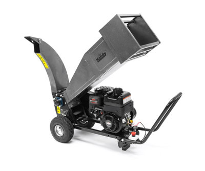 The Handy Thpds65 Petrol Drum Chipper Shredder from B&Q