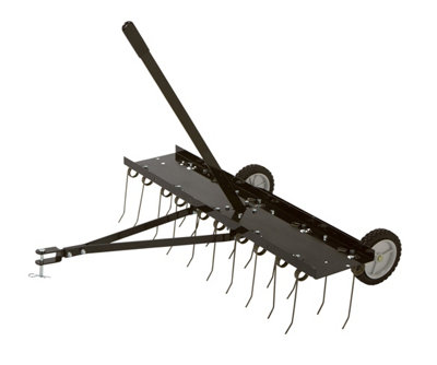 The Handy Thtd48 121Cm Towed Tine Dethatcher from B&Q