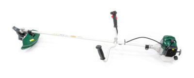Webb Webc43 43Cc 25Cm Straight Shaft Cow Horn Handled Petrol Brush Cutter from B&Q
