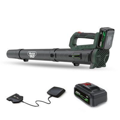 Webb 20V 100Mph Cordless Axial Blower (4Ah Battery & Charger) from B&Q