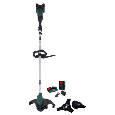 Webb Wev20X2Bcb4X 40V (2 X 20V) 30Cm Brushless Line Trimmer & Brush Cutter (2 X 4Ah Batteries & Charger) from B&Q