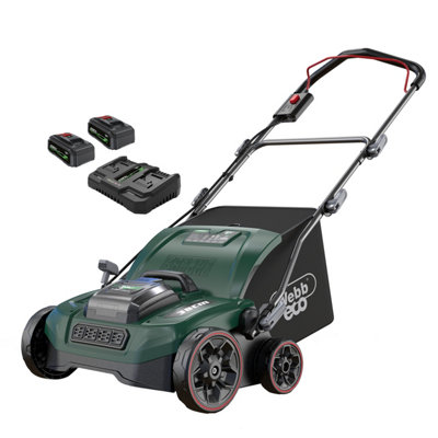 Webb Wev20X2Srb4X 40V (2 X 20V) 38Cm Cordless Scarifier Rake (2 X 4Ah Batteries & Charger) from B&Q