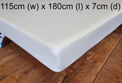 Save On Goods UK Reflex Foam Replacement Sofa Bed Mattress,metal Action Sofabed Settee Folding Matress (115Cm (W) X 180Cm (L) X 7Cm (Thick)) from B&Q