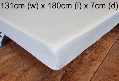 Save On Goods UK Reflex Foam Replacement Sofa Bed Mattress,metal Action Sofabed Settee Folding Matress  (131Cm (W) X 180Cm (L) X 7Cm (Thick)) from B&Q