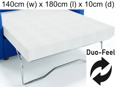 Save On Goods UK Sofa Bed Replacement Mattress. Metal Action Sofabed Matress (140Cm (W) X 180Cm (L) X 10Cm (Thick)) from B&Q