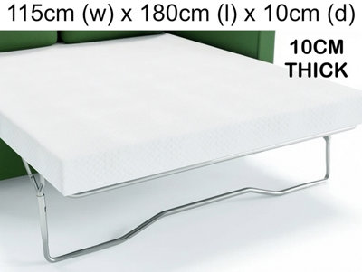 Save On Goods UK Replacement Reflex Foam Sofa Bed Mattress. Metal Action Sofabed Matress (115Cm (W) X 180Cm (L) X 10Cm (Thick)) from B&Q