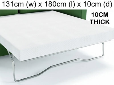 Save On Goods UK Replacement Reflex Foam Sofa Bed Mattress. Metal Action Sofabed Matress (131Cm (W) X 180Cm (L) X 10Cm (Thick)) from B&Q