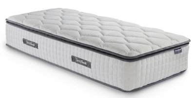 Save On Goods UK 3Ft Single Pocket Spring 800 Visco Elasticmemory Foam Pillow Top Sprung Mattress,vacuum Rolled,boxed from B&Q