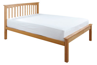 Save On Goods UK 3Ft Single Heavy Duty Wood,metal Bed Frame.strong,robust Bedstead. Beech Colour from B&Q
