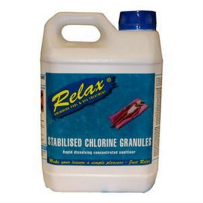 Deep Blue Plastica 6 X 2Kg Relax Stab Chlorine Granules from B&Q