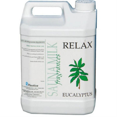 Deep Blue Plastica 4 X 5Lt Relax Eucalyptus Sauna Fragrance from B&Q