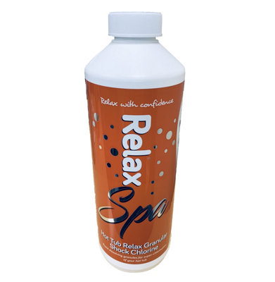 Relax Spa Hot Tub Granular Shock Chlorine 1Kg from B&Q