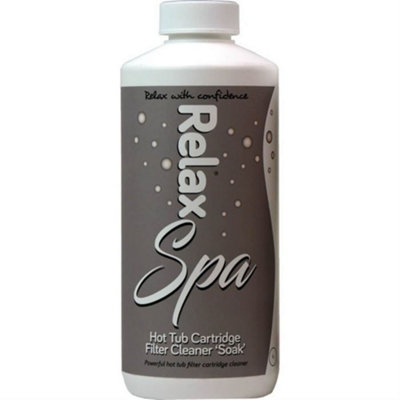 Plastica 6 X 1L Relax Spa Cartridge Filter Cleaner Soak from B&Q