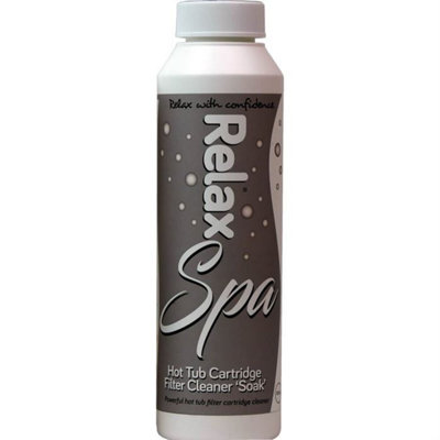 Plastica 6 X 500Ml Relax Spa Cartridge Filter Cleaner Soak from B&Q