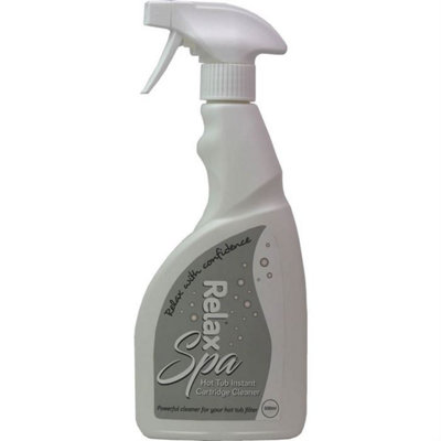Plastica 6 X 500Ml Relax Spa Instant Cartridge Filter Cleaner Spray from B&Q