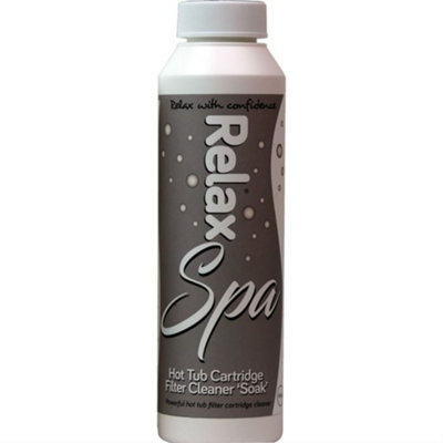 Plastica 500Ml Relax Spa Cartridge Filter Cleaner Soak from B&Q