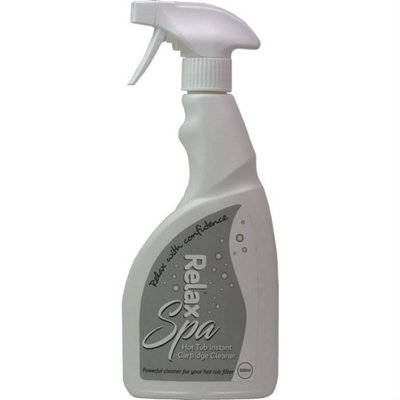 Plastica 500Ml Relax Spa Instant Cartridge Filter Cleaner Spray from B&Q