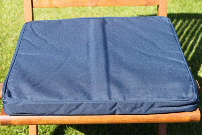 Garden Market Place Garden Furniture Cushion- Seat Pad For Garden Chair In Navy Blue from B&Q