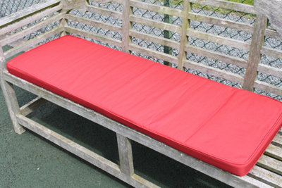 Garden Market Place Garden Furniture Cushion- Cushion For 3 Seater Garden Bench Terracotta from B&Q