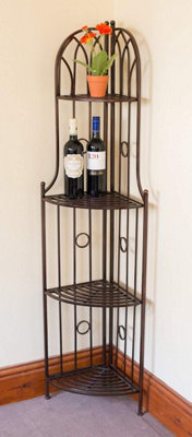 Garden Market Place Versailles Style Metal Corner Rack- Ideal As A Plant Stand Or General Shelving from B&Q