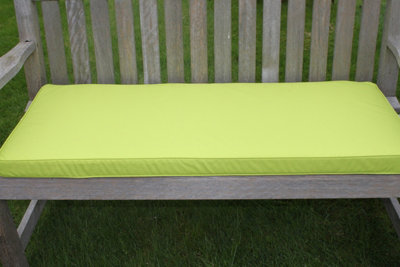 Garden Market Place Garden Furniture Cushion- Cushion For 2 Seater Garden Bench In Lime Green from B&Q