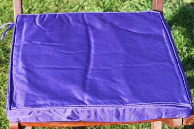 Garden Market Place Garden Furniture Cushion- Seat Pad For Garden Chair In Purple from B&Q