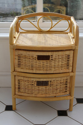 Garden Market Place Cane And Rattan Set Of 2 Drawers- Ideal To Go With Conservatory Furniture from B&Q