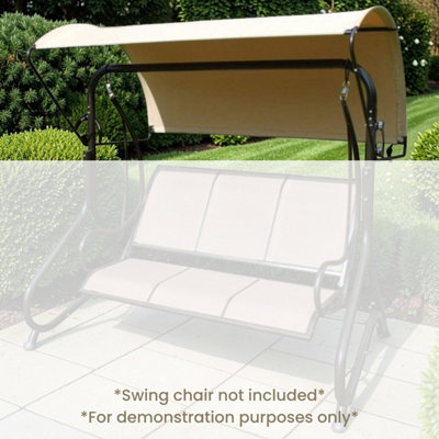 Garden Market Place Spare Canopy For Blenheim Luxury Garden 3 Seater Swing Seat (Swing Seat Not Included) from B&Q