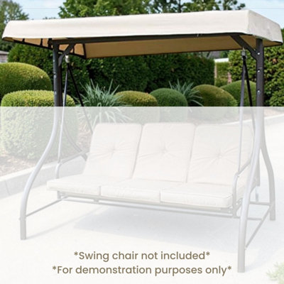 Garden Market Place Spare Roof Canopy For Our Garden 3 Seater Swing Seat Hammock Bed (Swing Seat Not Included) from B&Q
