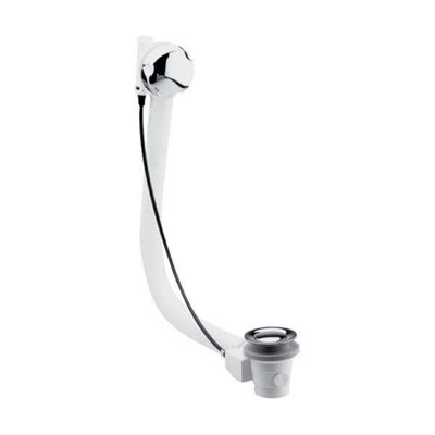 Buyaparcel Easy Clean Chrome Click Clack Popup Turn Button Bath Waste Clicker With Overflow from B&Q