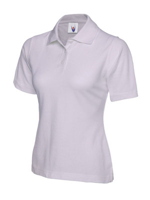 Uneek - Women's/Ladies Classic Poloshirt - 50% Polyester 50% Cotton - Size Xs Lilac
