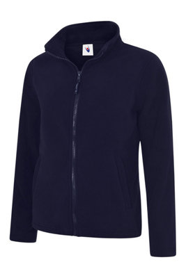 B&Q - UneekWomen's/ladies Classic Full Zip Fleece JacketHalf Moon YokeNavySize 3Xl