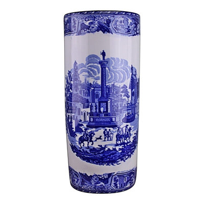 Four Candle Unisex White Blue & Townscape Decorative Umbrella Stand 32Cm - Image 2
