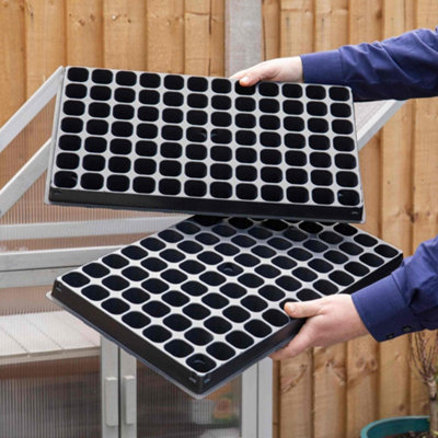 Plantpak 2 X 84-Cell Seed Trays55 X 30 CmDeep Cells For Propagation from B&Q