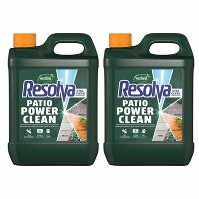 Marshalls Garden Resolva Xtra Clean Concentrate Patio Power 2.5L X 2Outdoor Algae And Mould Remover from B&Q