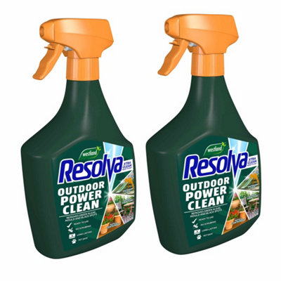 Marshalls Garden Resolva Xtra Clean Rtu Outdoor Power Cleaner 1L X 2Ready-To-Use Outdoor Algae And Mould Remover from B&Q
