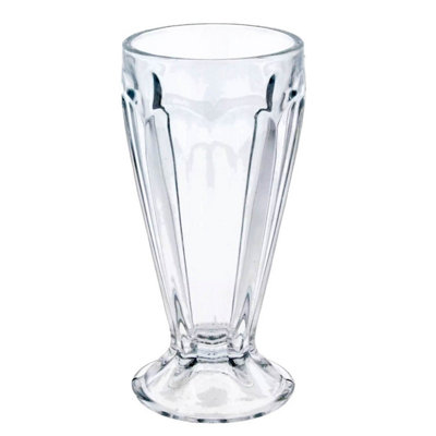 Sundae Dessert Milkshake Ice Cream Soda Knickerbocker Glory Glasses Clear 350Ml from B&Q